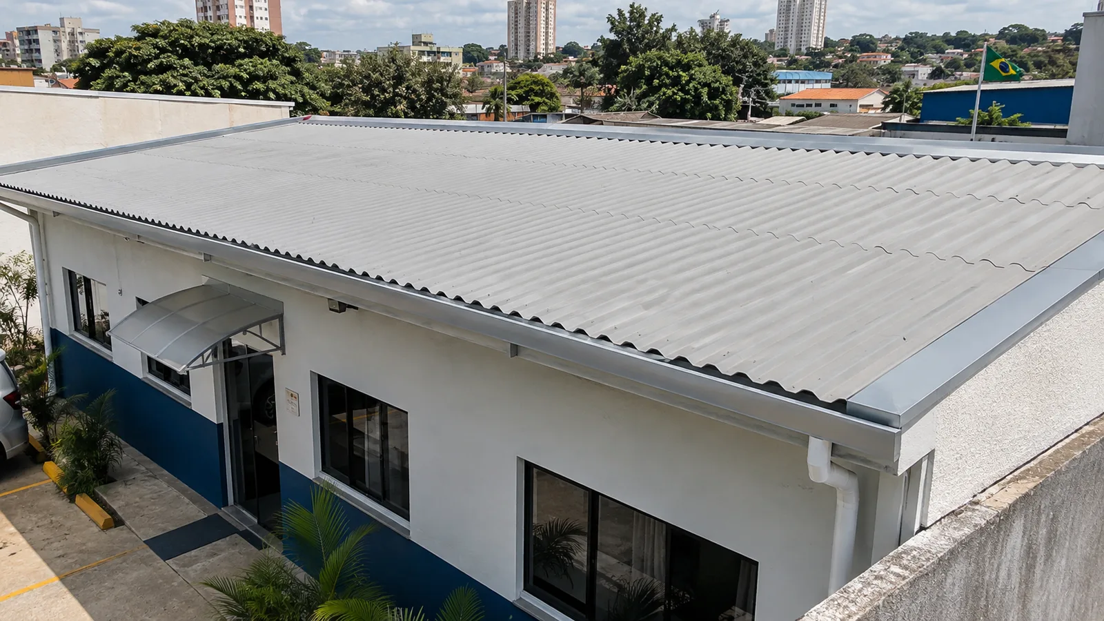 Referência visual de telhado antigo